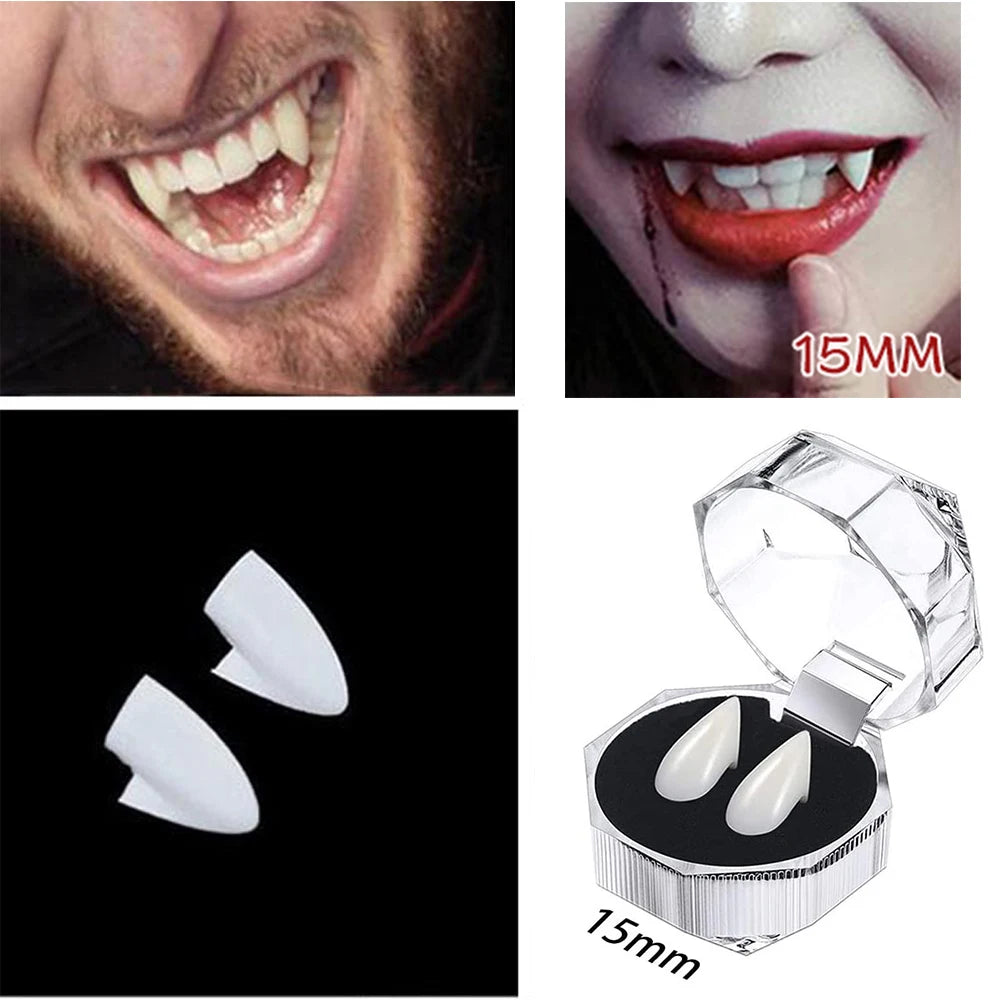 ヴァンパイアの牙・フェアリー／バタフライ・エルフ耳・つけ歯　コスプレ／仮装用小道具　ホラー　ハロウィン　パーティー装飾