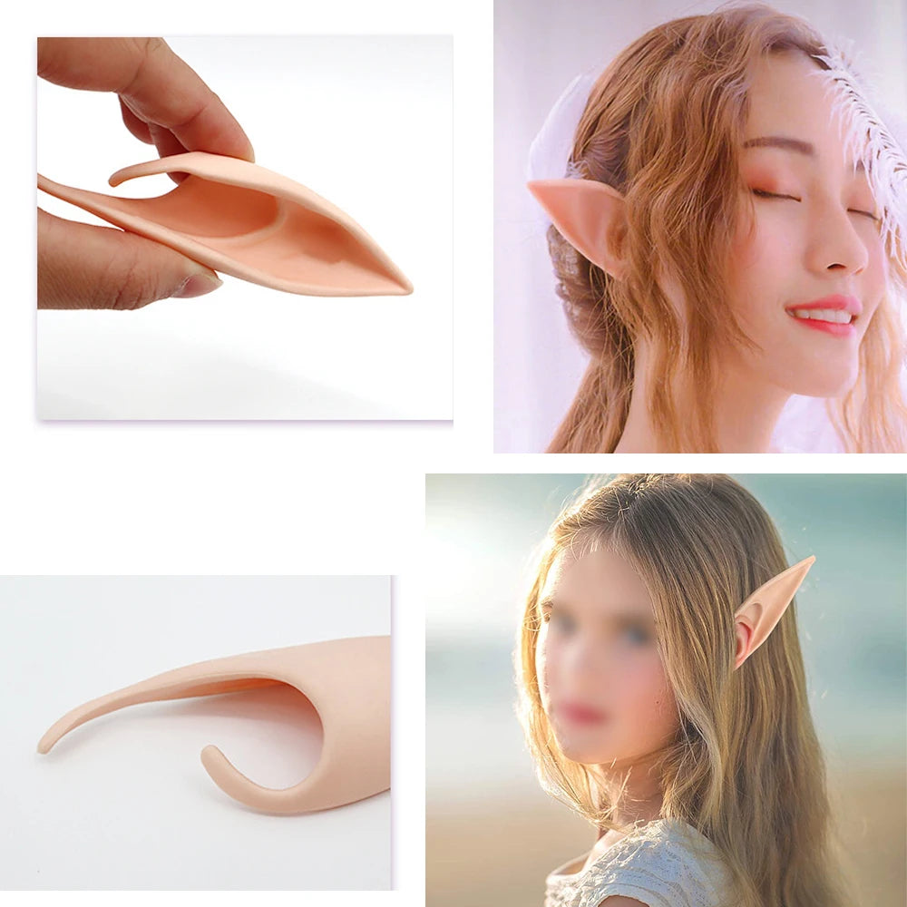 ヴァンパイアの牙・フェアリー／バタフライ・エルフ耳・つけ歯　コスプレ／仮装用小道具　ホラー　ハロウィン　パーティー装飾